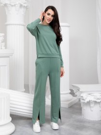 Спортивный костюм ISSA Plus модель 13223_olive Фото