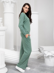 Спортивный костюм ISSA Plus модель 13223_olive Фото