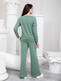 Спортивный костюм ISSA Plus модель 13223_olive Фото