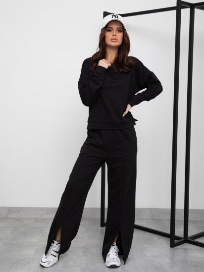 Спортивний костюм ISSA Plus модель 13223_black - фото