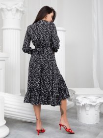 Сукня міді ISSA Plus модель 13238_black Фото