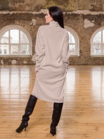 Платье миди ISSA Plus модель 12997_beige Фото