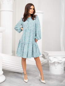 Платье миди ISSA Plus модель 13205_olive Фото