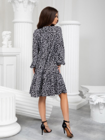 Платье миди ISSA Plus модель 13205_black Фото