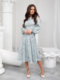 Платье миди ISSA Plus модель 13211_mint Фото