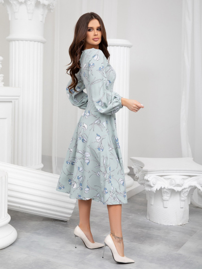 Сукня міді ISSA Plus модель 13211_mint — фото 3 - INTERTOP