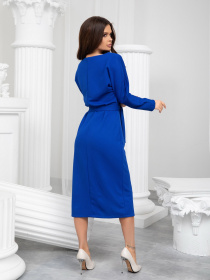 Платье миди ISSA Plus модель 13242_blue Фото