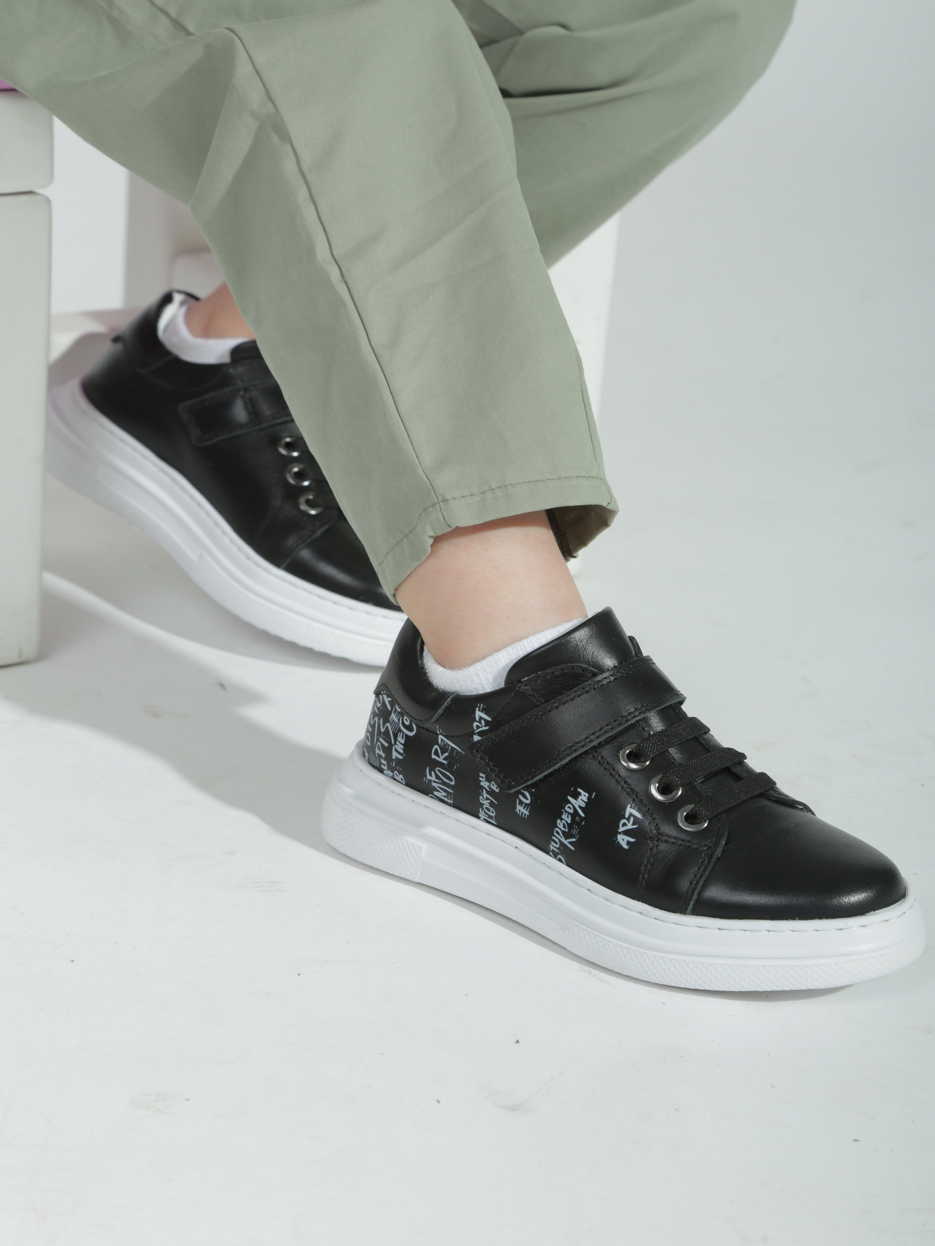 Кроссовки повседневные Minimen модель 96black22 Кроссовки повседневные Minimen модель 96black22 Фото