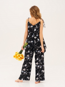 Повседневный костюм ISSA Plus модель 13305_black Фото