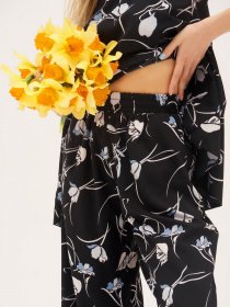 Повседневный костюм ISSA Plus модель 13305_black Фото