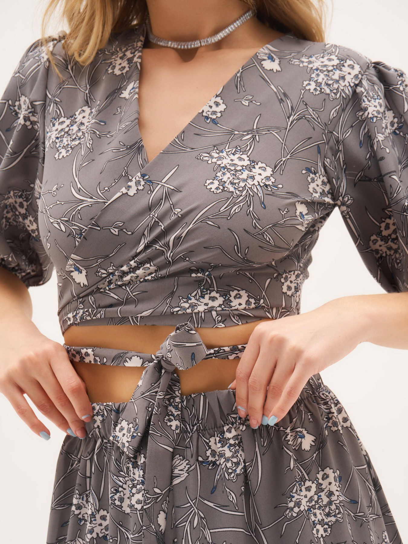 Костюмы ISSA Plus модель 13328_grey Фото