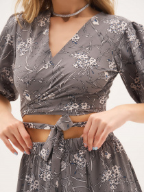 Костюмы ISSA Plus модель 13328_grey Фото