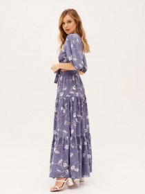 Повседневный костюм ISSA Plus модель 13329_blue Фото