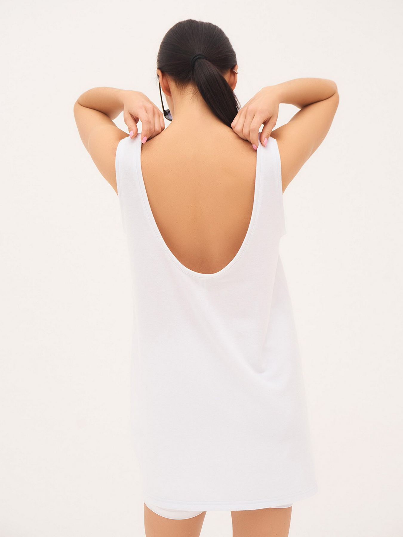 Майка ISSA Plus модель 13323_white Фото