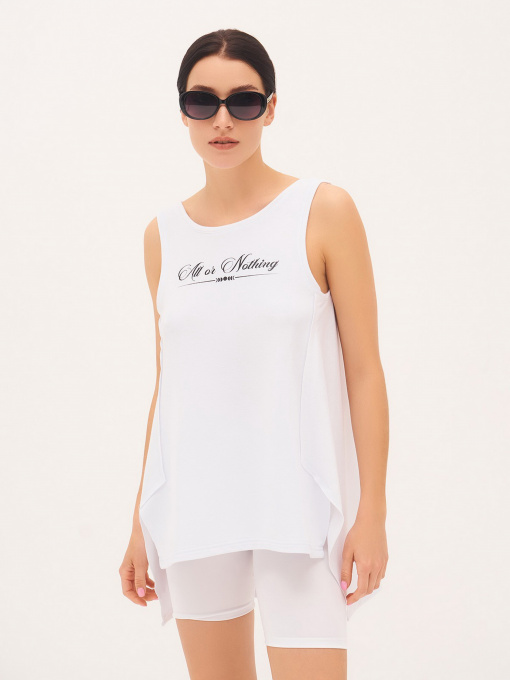 Майка ISSA Plus модель 13323_white Фото