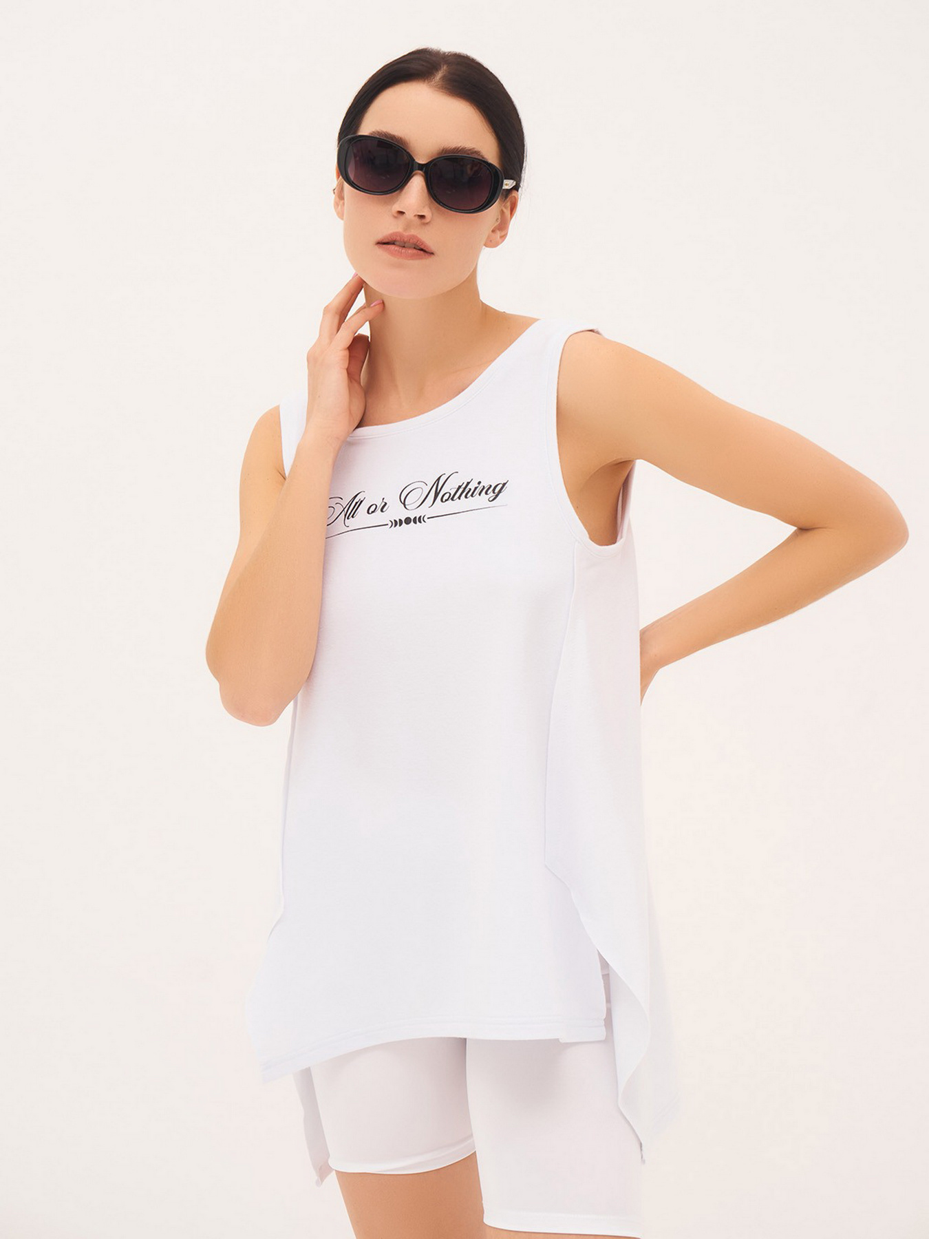 Майка ISSA Plus модель 13323_white Фото