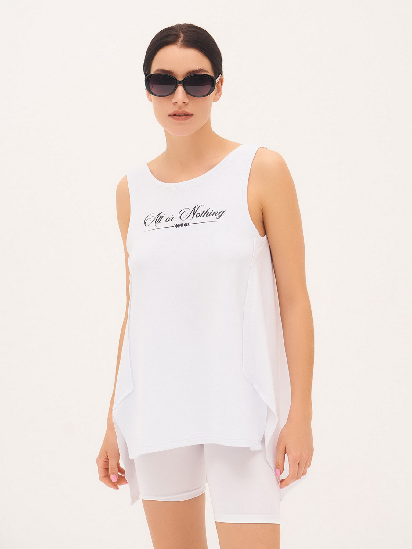 Майка ISSA Plus модель 13323_white Фото