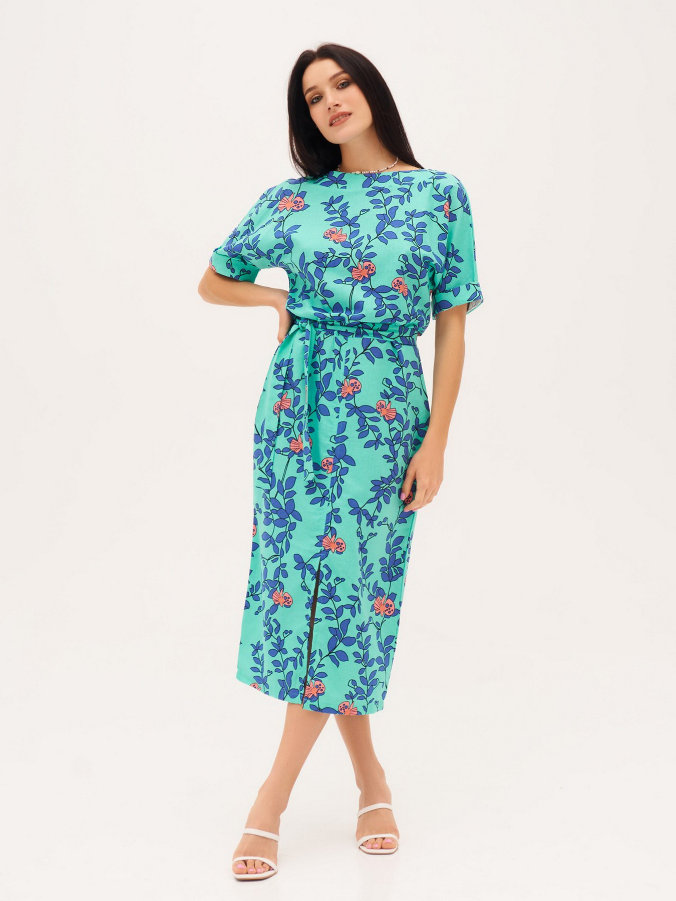 Платье миди ISSA Plus модель 11999_mint Фото