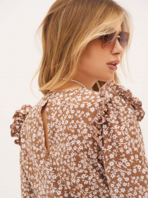 Платье миди ISSA Plus модель 13298_beige Фото