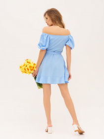 Платье мини ISSA Plus модель 13308_blue Платье мини ISSA Plus модель 13308_blue Фото