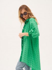 Туника ISSA Plus модель 13314_green Фото