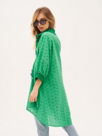 Туника ISSA Plus модель 13314_green Фото