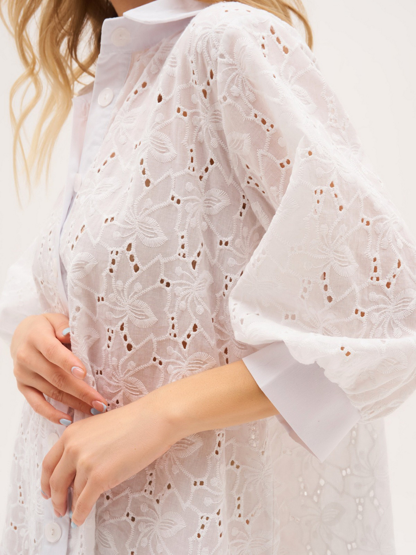 Туніка ISSA Plus модель 13315_white Фото