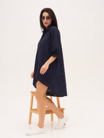 Туніка ISSA Plus модель 13315_blue Фото