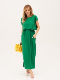 Сукня максі ISSA Plus модель 13316_green Сукня максі ISSA Plus модель 13316_green Фото