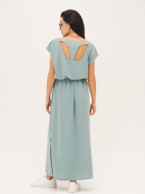 Сукня максі ISSA Plus модель 13316_mint Сукня максі ISSA Plus модель 13316_mint Фото