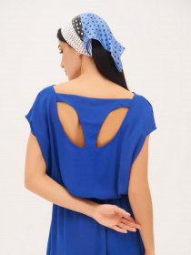 Сукня максі ISSA Plus модель 13316_blue Сукня максі ISSA Plus модель 13316_blue Фото