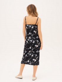 Платье миди ISSA Plus модель 13319_black Фото