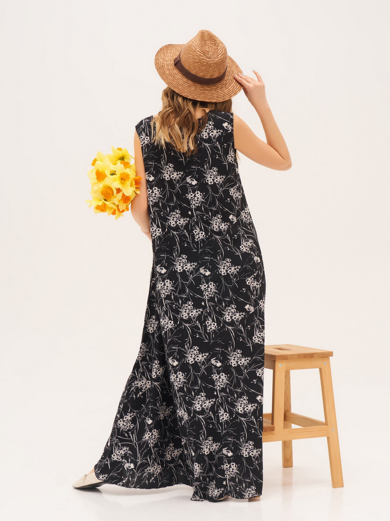 Сарафан ISSA Plus модель 13325_black Фото