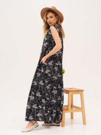 Сарафан ISSA Plus модель 13325_black Фото