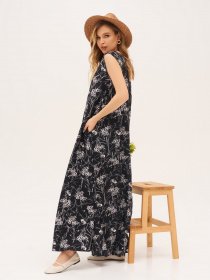 Сарафан ISSA Plus модель 13325_black Фото