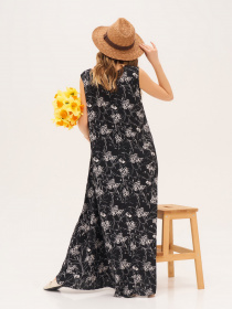 Сарафан ISSA Plus модель 13325_black Фото