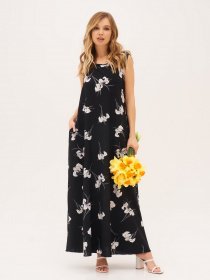 Сарафан ISSA Plus модель 13326_black Фото