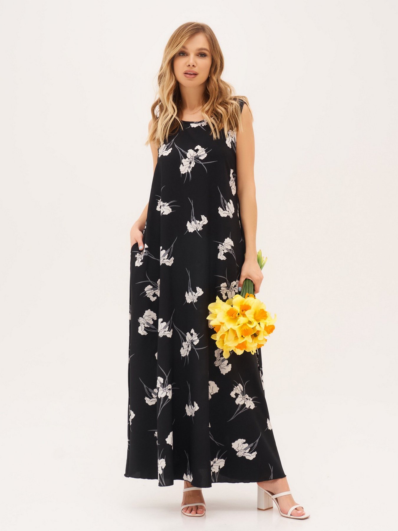 Сарафан ISSA Plus модель 13326_black Фото