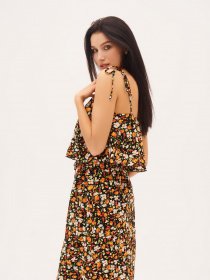 Сарафан ISSA Plus модель SA-219A_black Сарафан ISSA Plus модель SA-219A_black Фото