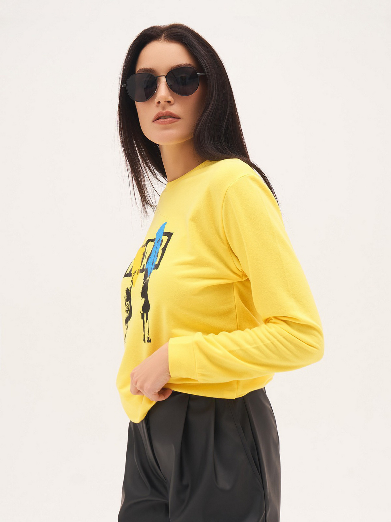 Свитшот ISSA Plus модель 13321_yellow Фото