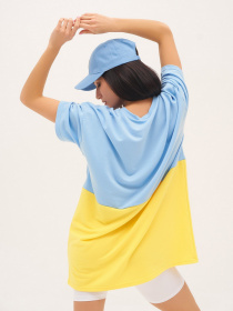 Футболка ISSA Plus модель 13297_yellowblue Фото