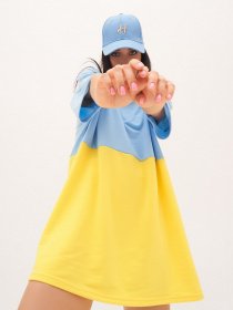 Футболка ISSA Plus модель 13297_yellowblue Футболка ISSA Plus модель 13297_yellowblue Фото