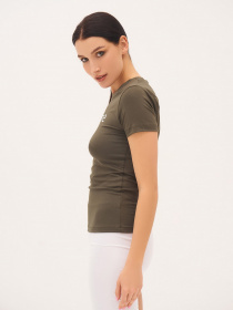 Футболка ISSA Plus модель 13312_khaki Фото