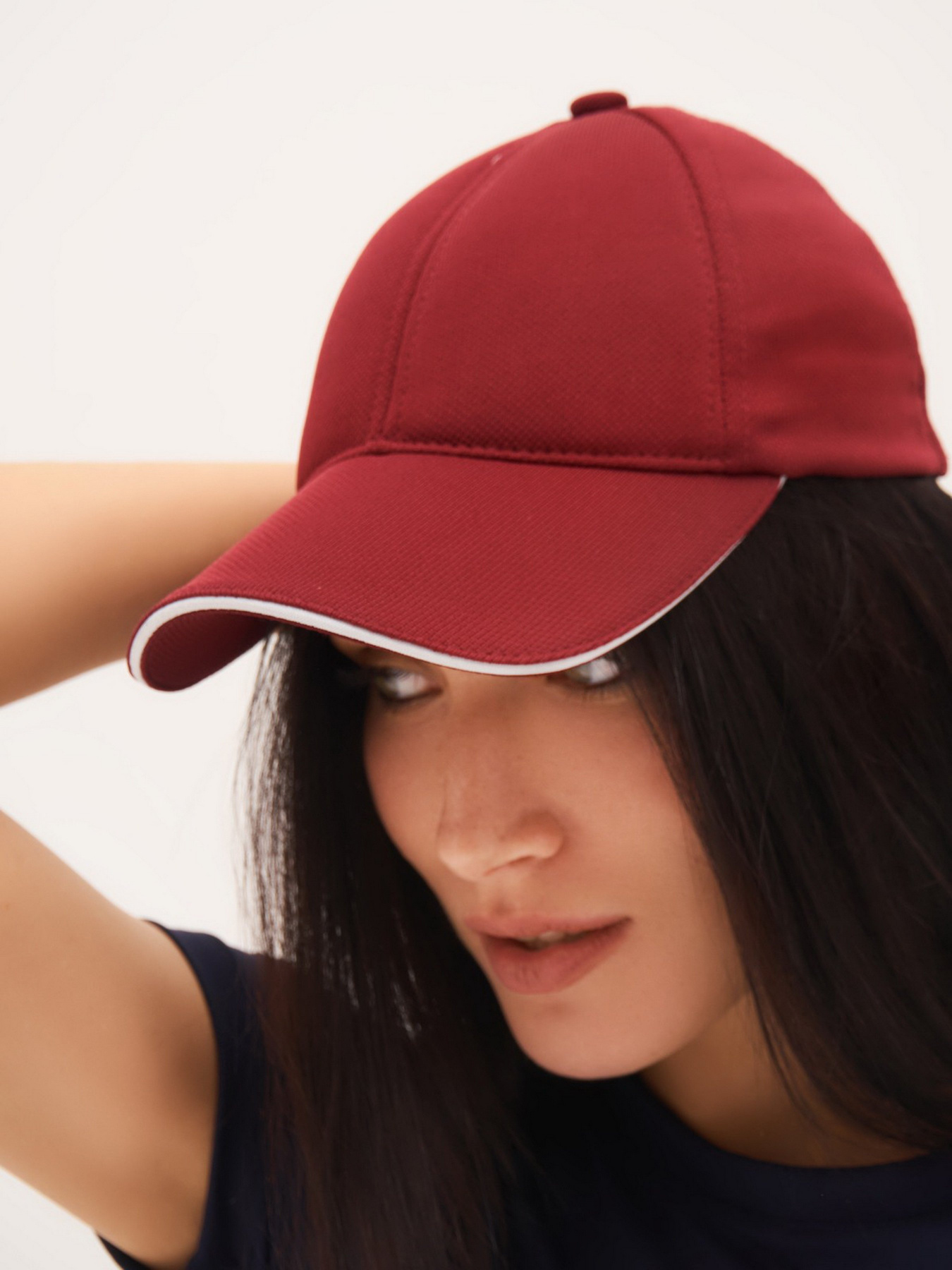 Кепка ISSA Plus модель KP1-33_burgundy Фото