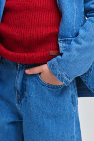 Широкие джинсы YUMSTER модель YT.22.23.005. Фото