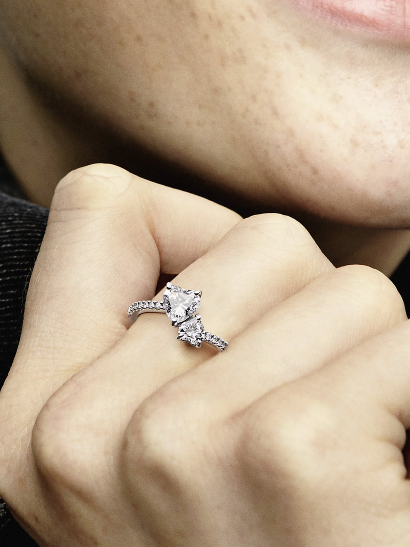 Каблучки PANDORA модель 191198C01 Каблучки PANDORA модель 191198C01 Фото