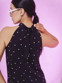 Сукня міні ISSA Plus модель SA-248_black Фото