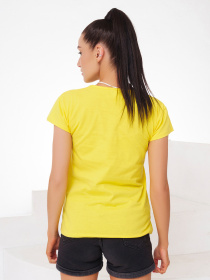 Футболка ISSA Plus модель WN20-248_yellow Фото
