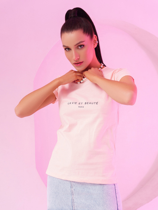 Футболка ISSA Plus модель WN20-250_pink Фото