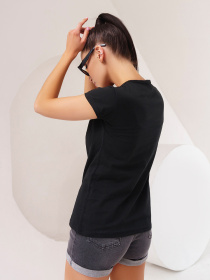 Футболка ISSA Plus модель WN20-251_black Футболка ISSA Plus модель WN20-251_black Фото